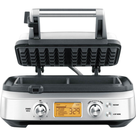 Sage SWM620BSS4EEU1 the Smart Waffle Pro Vaffeljern Børstet rustfrit stål